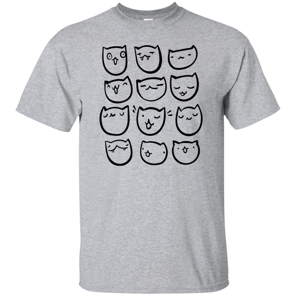 cat emojis (black and white) sweatshirt T-Shirt