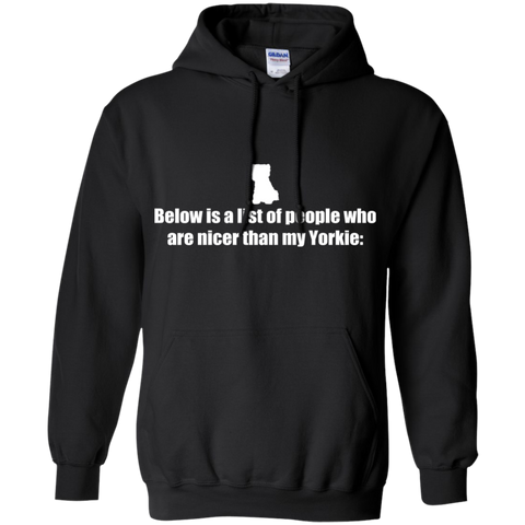 below is a list of people - yorkie T-Shirt