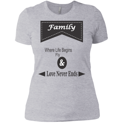 family love never ends matching family T-Shirt