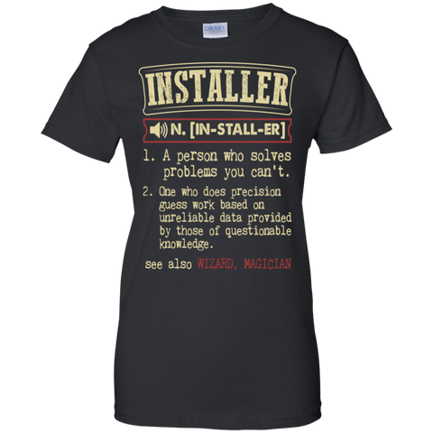 installer funny dictionary term T-Shirt
