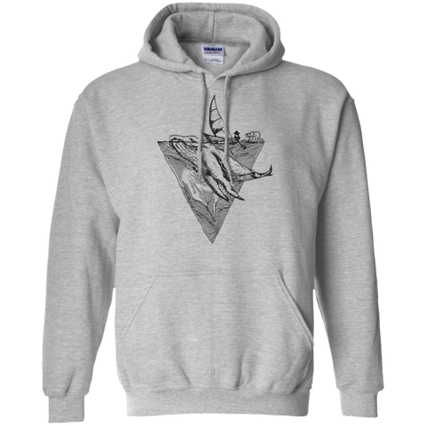 fishing time black and white T-Shirt