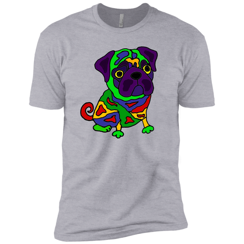 cool funny colorful pug dog pop art T-Shirt