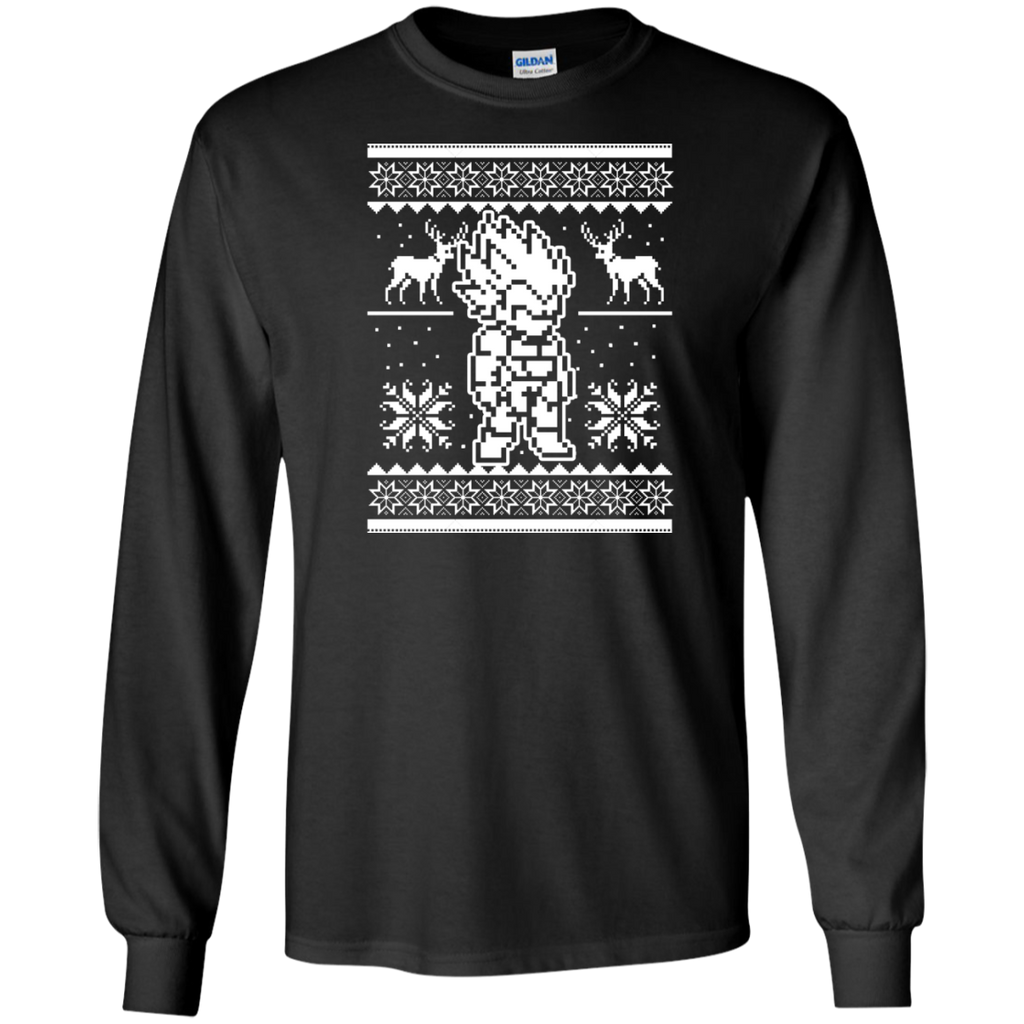 christmas saiyan prince ugly sweater holiday sweater T-Shirt