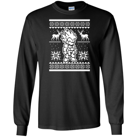 christmas saiyan prince ugly sweater holiday sweater T-Shirt