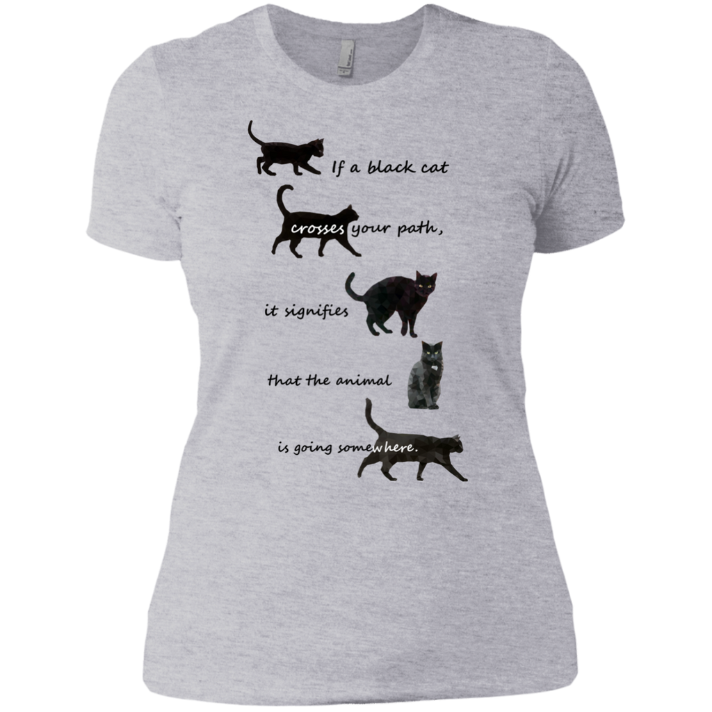 black cat crossing sweatshirt T-Shirt