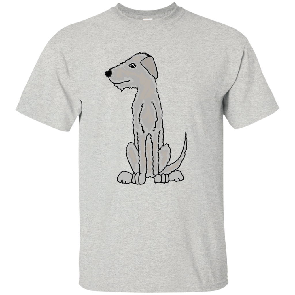 funny cool irish wolfhound dog art T-Shirt