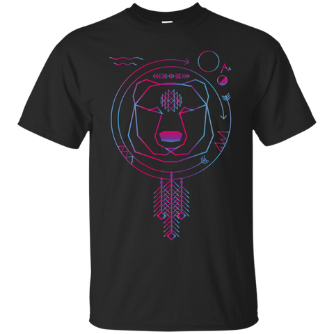 colorfull geometric bear american native tribal universe matching family T-Shirt