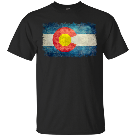 flag of colorado in vintage retro style T-Shirt