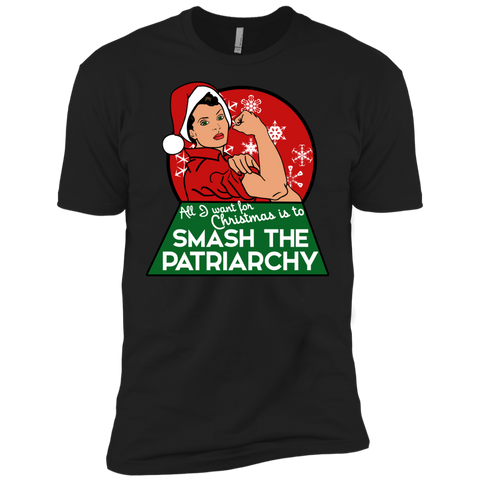 all i want for christmas is to smash the patriarchy holiday sweater T-Shirt