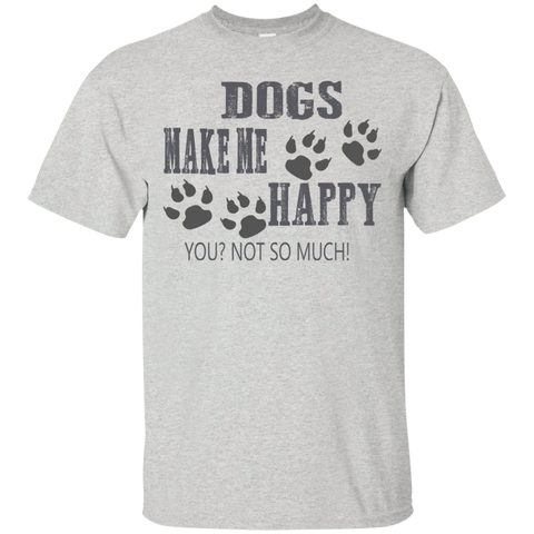 dogs make me happy! T-Shirt