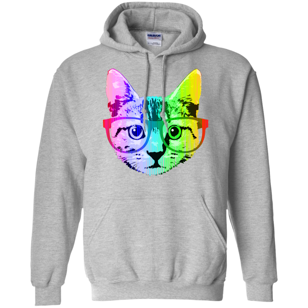 funny rainbow cat sweatshirt T-Shirt