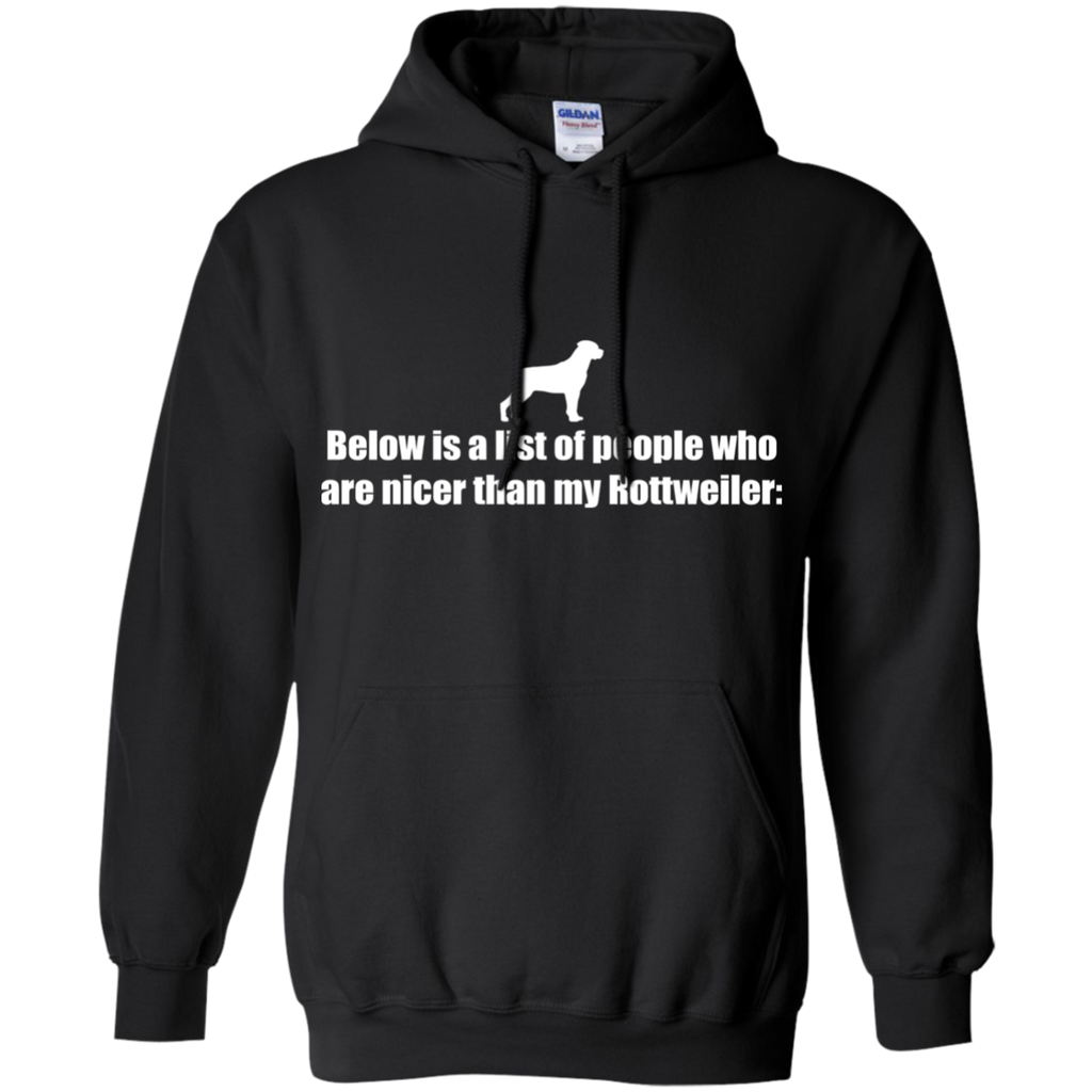 below is a list of people - rottweiler T-Shirt