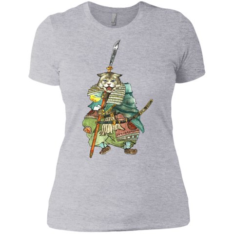 japanese samurai cat with two swords sweatshirt T-Shirt