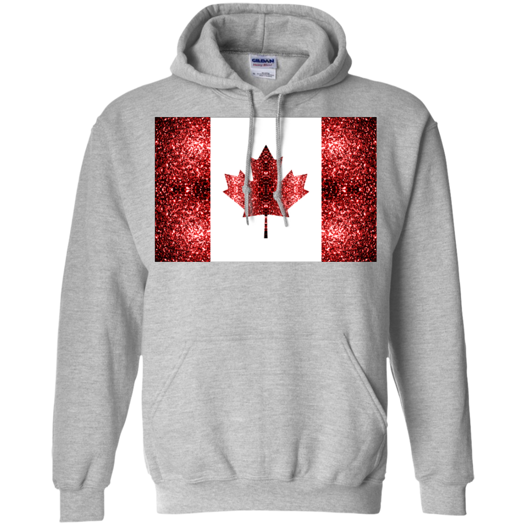 canada flag red sparkles T-Shirt