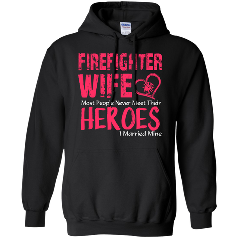 firefighter wife heroes i married mine T-Shirt
