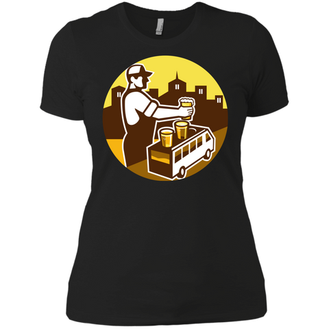 bartender beer city van circle retro T-Shirt