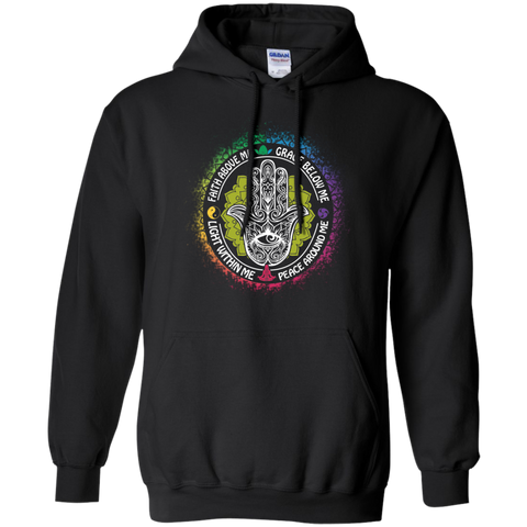 faith above me grace below me light within me peace around me T-Shirt