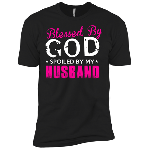 blessed by god and spoiled by my husband T-Shirt