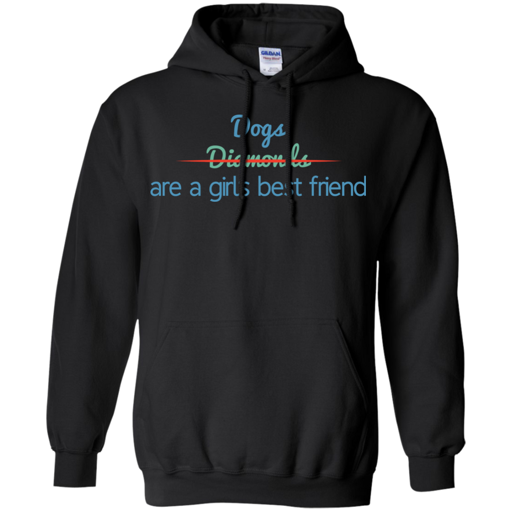 dogs are a girls best friend, not diamonds T-Shirt