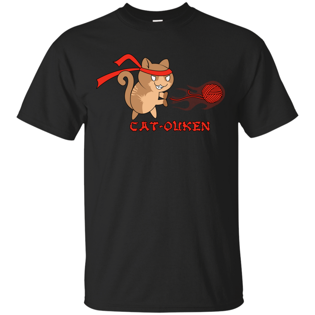 cat-ouken (with text) T-Shirt