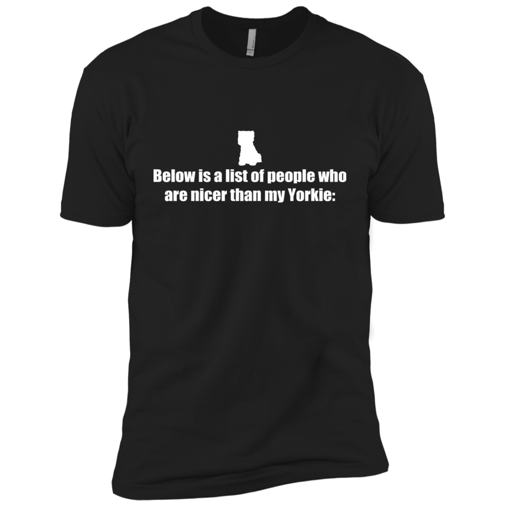 below is a list of people - yorkie T-Shirt