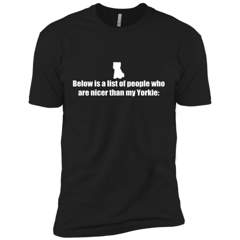 below is a list of people - yorkie T-Shirt