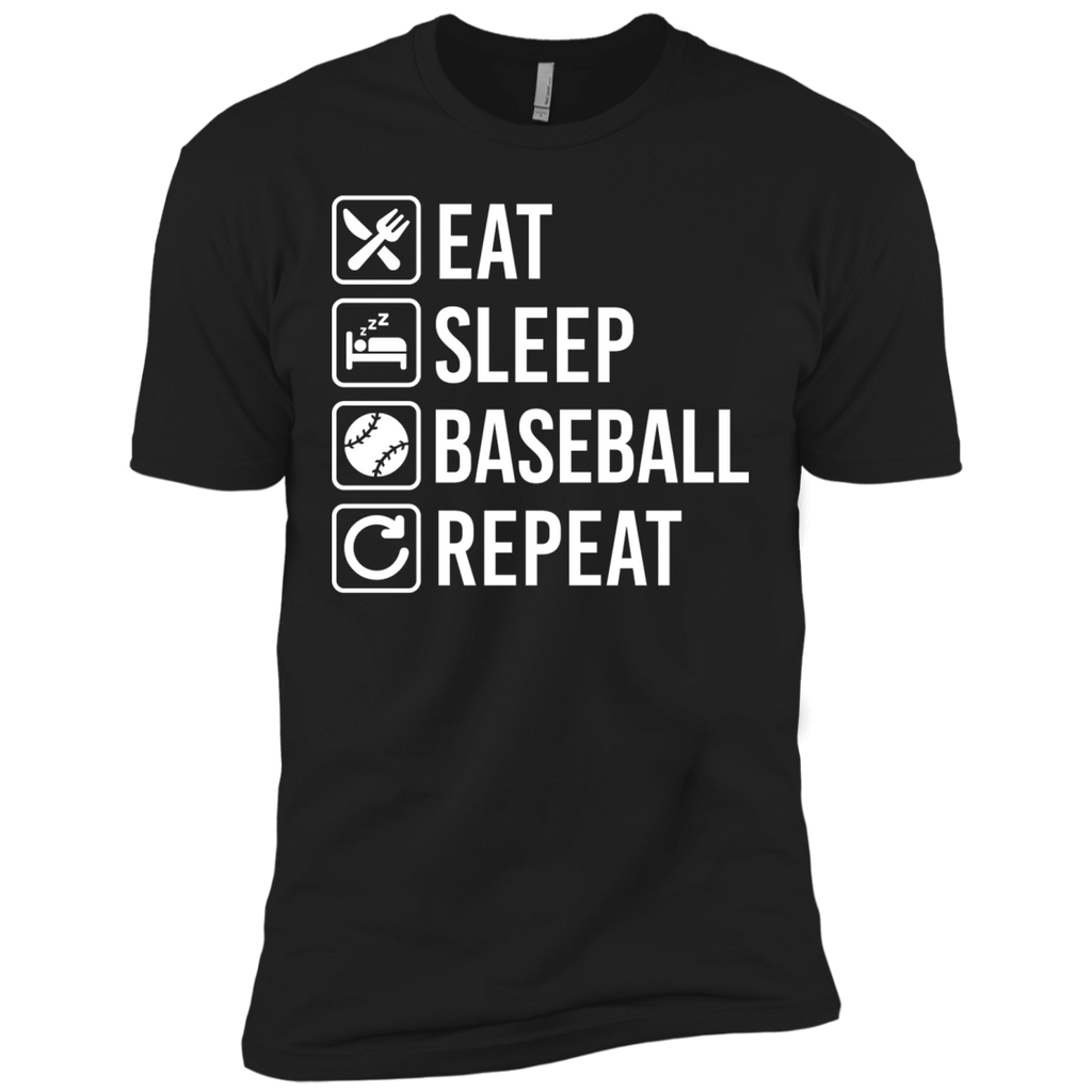 baseball eat sleep repeat T-Shirt