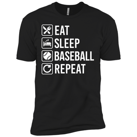 baseball eat sleep repeat T-Shirt