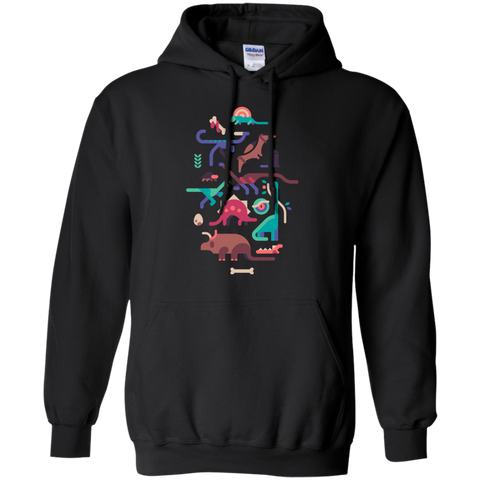 dinos and a cat t- T-Shirt