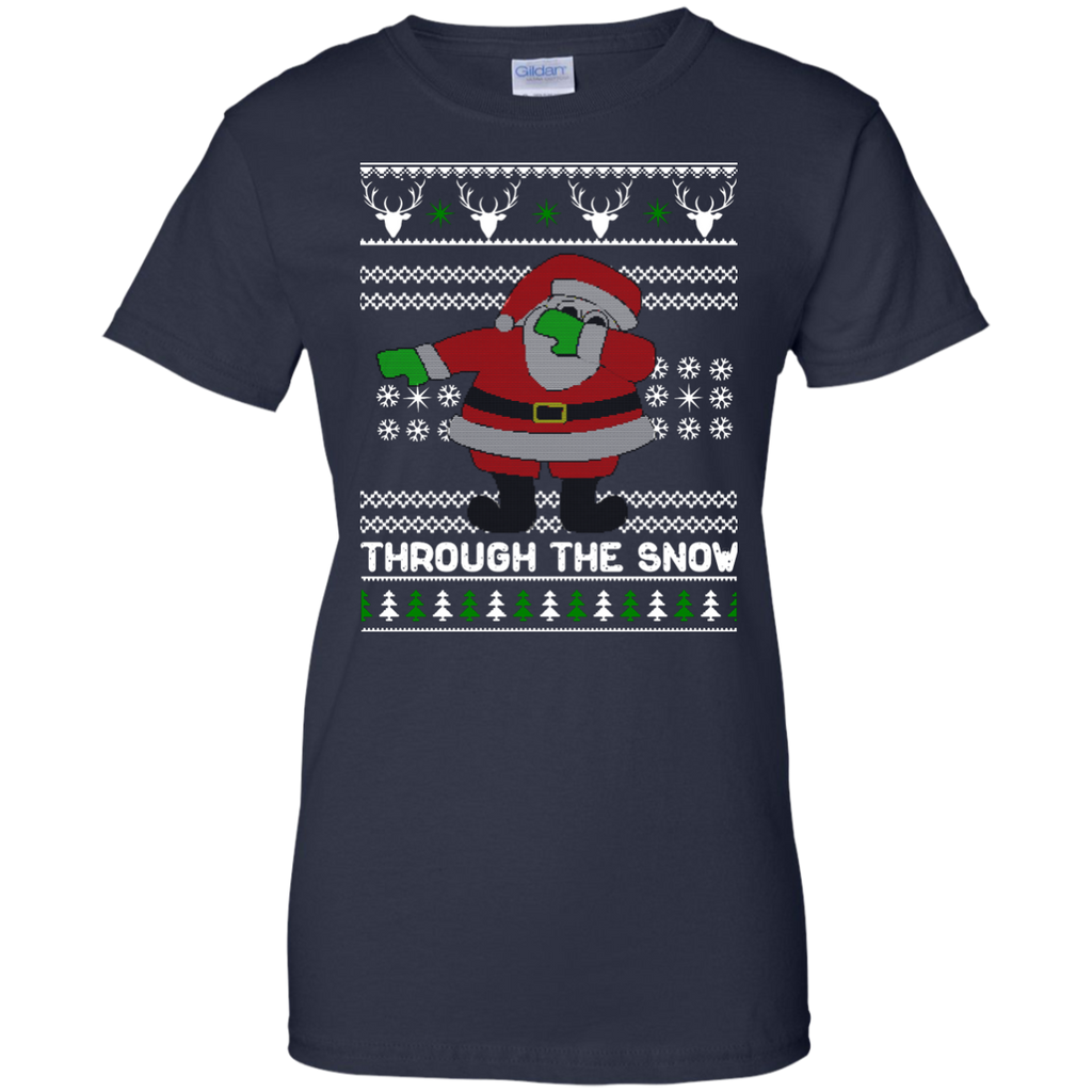 dabbing through the snow funny christmas sweater, T-Shirt