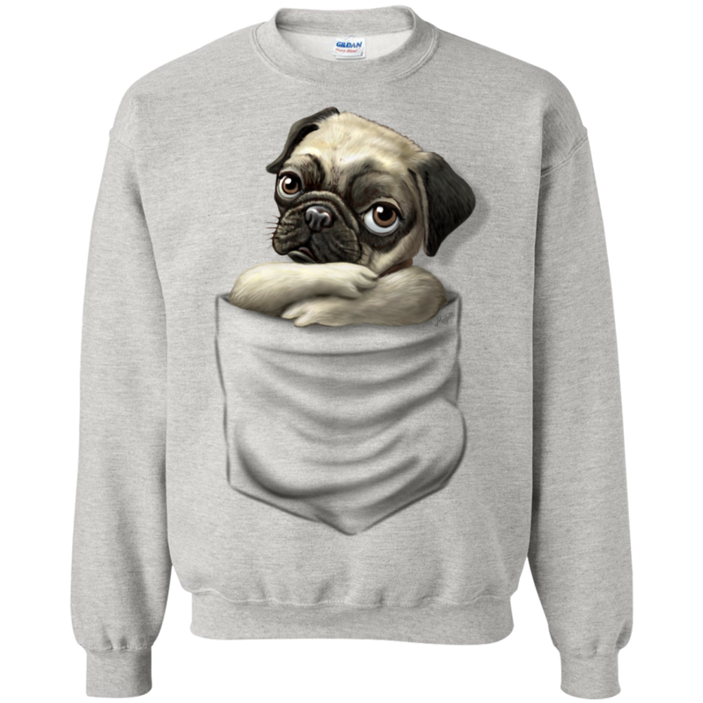 chillin' pocket pug puppy sweatshirt T-Shirt