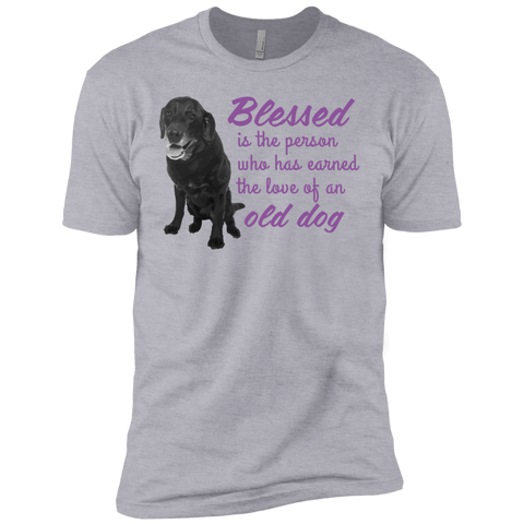 blessed is the person, who has earned the love of an old dog  T-Shirt