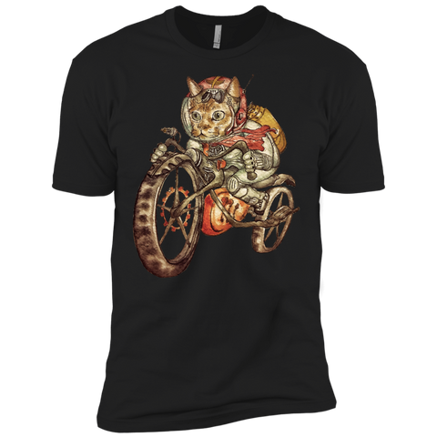 berserk steampunk motorcycle cat t- T-Shirt