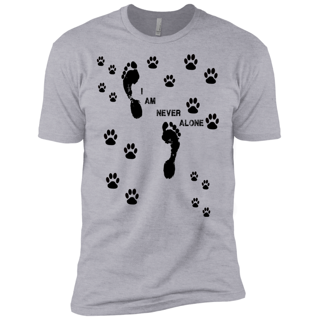 footprints i am never alone T-Shirt