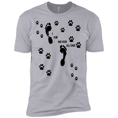 footprints i am never alone T-Shirt