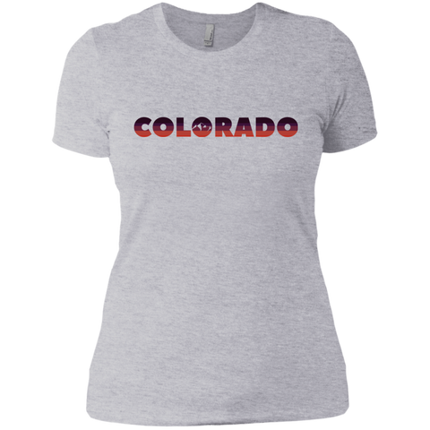 colorado mountain sunset word mark sweatshirt T-Shirt