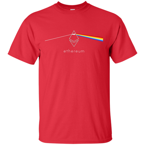 Ethereum - Prism Rainbow Light T-Shirt (have irish Gr) G200 Gildan Ultra Cotton T-Shirt