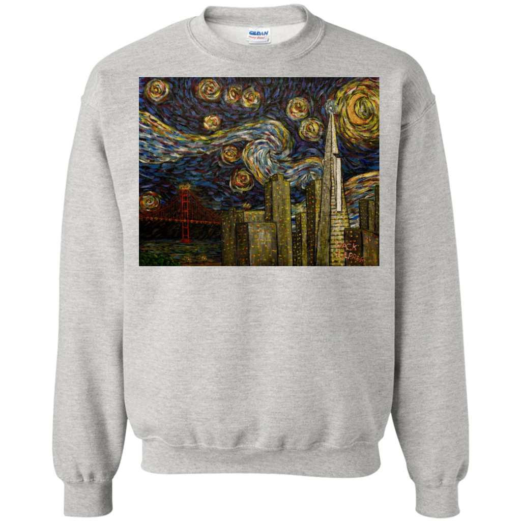 dedication to van gogh- san francisco starry night sweatshirt T-Shirt