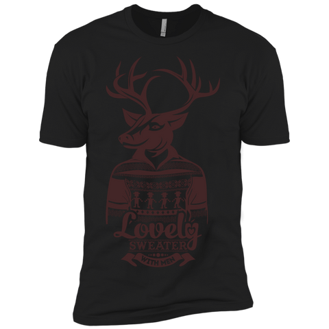 deer lovely sweater with men holiday sweater T-Shirt