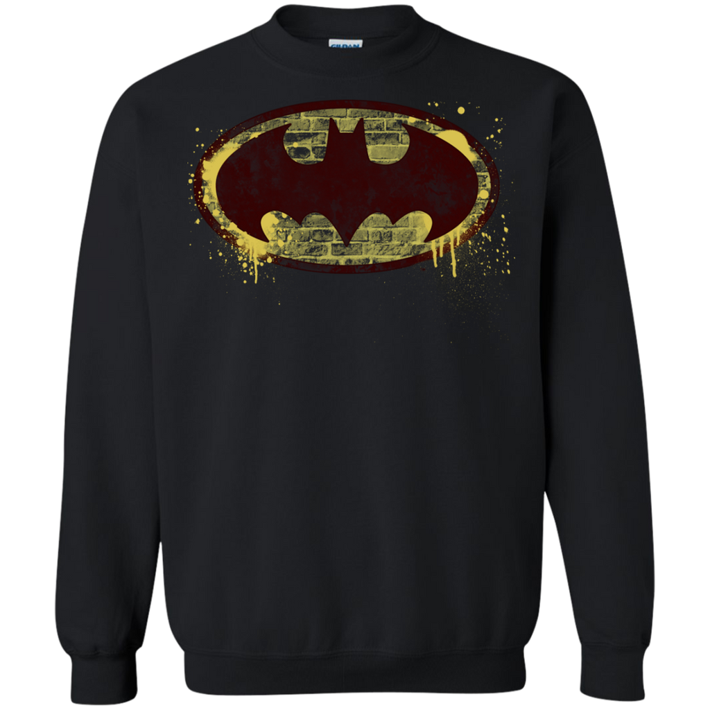 batman brick splatter logo T-Shirt