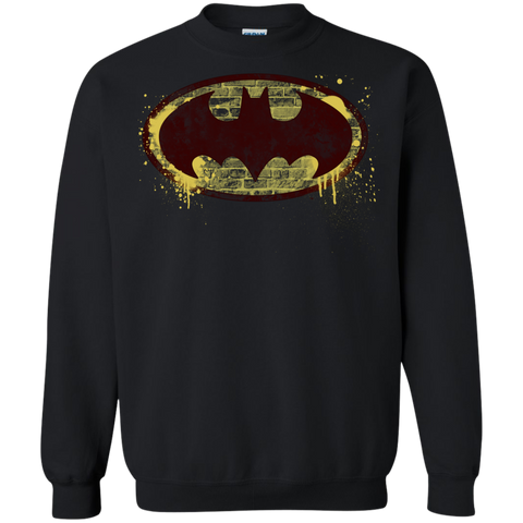 batman brick splatter logo T-Shirt