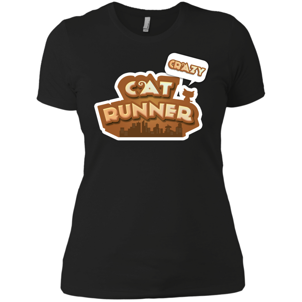 crazy cat runner T-Shirt