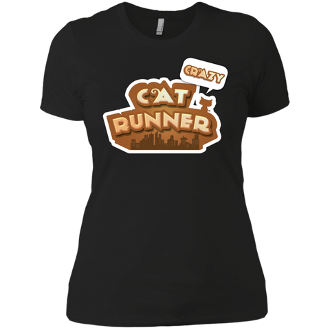 crazy cat runner T-Shirt