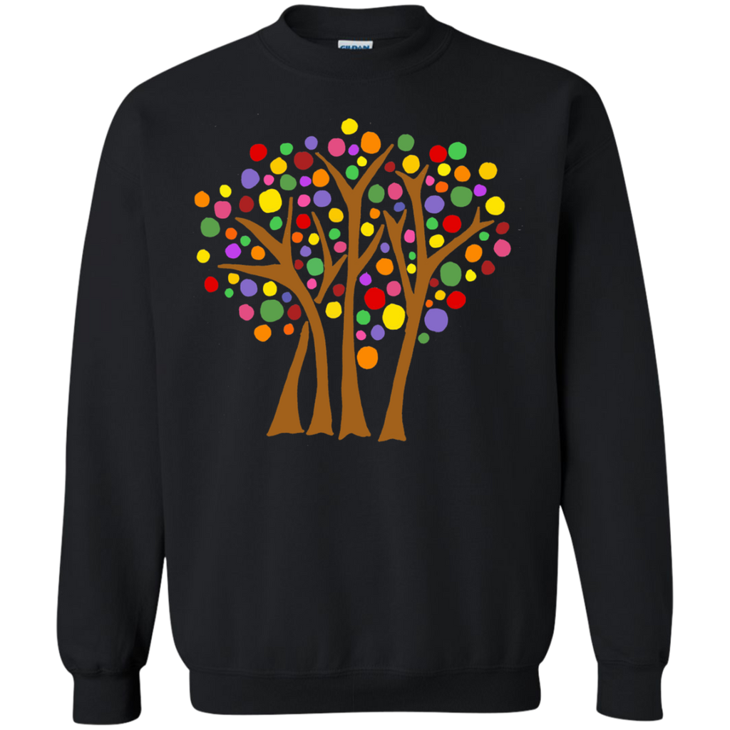 colorful bold trees abstract art nature sweatshirt T-Shirt