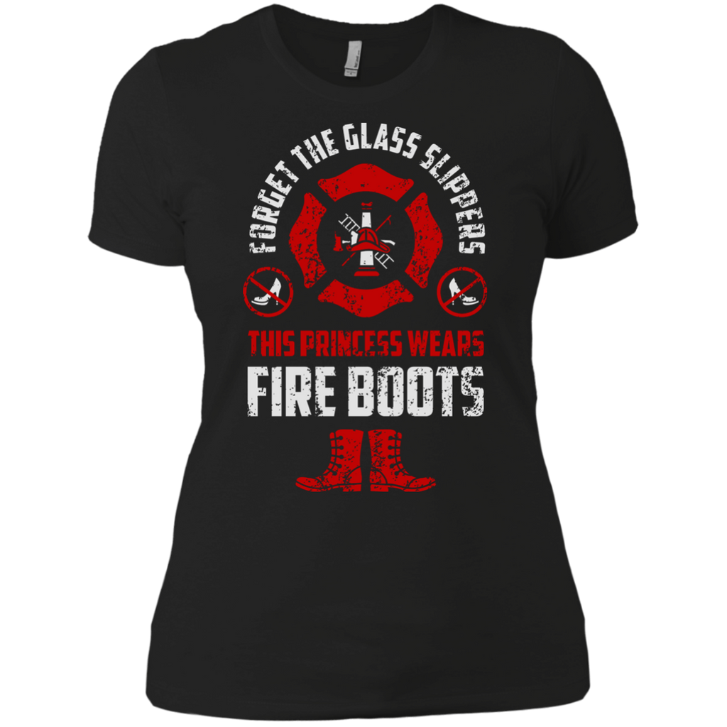 firefighter - forget the glass slippers. this princess wears fir 12 T-Shirt