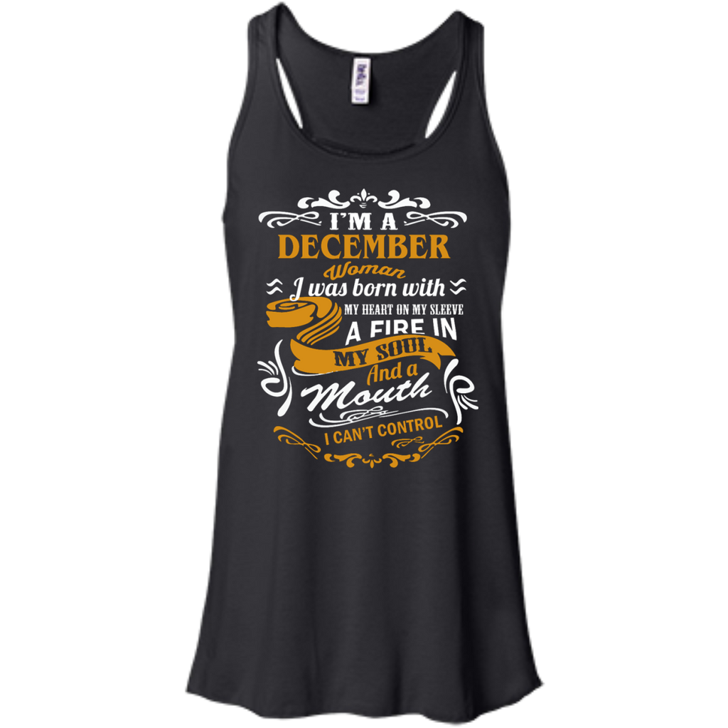 i'm a december woman i was born with my heart on my sleeve T-Shirt