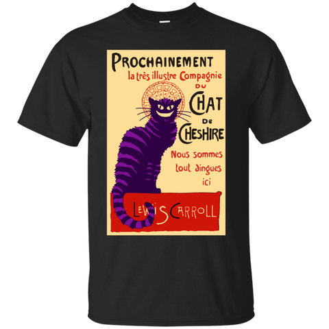 cheshire cat 'chat noir' poster T-Shirt