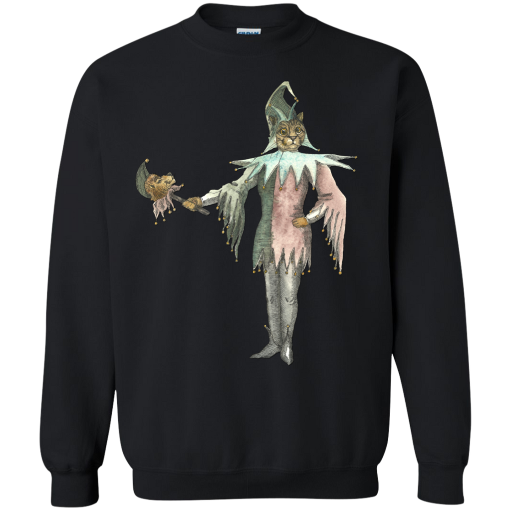 clown cat with lion stick t- T-Shirt