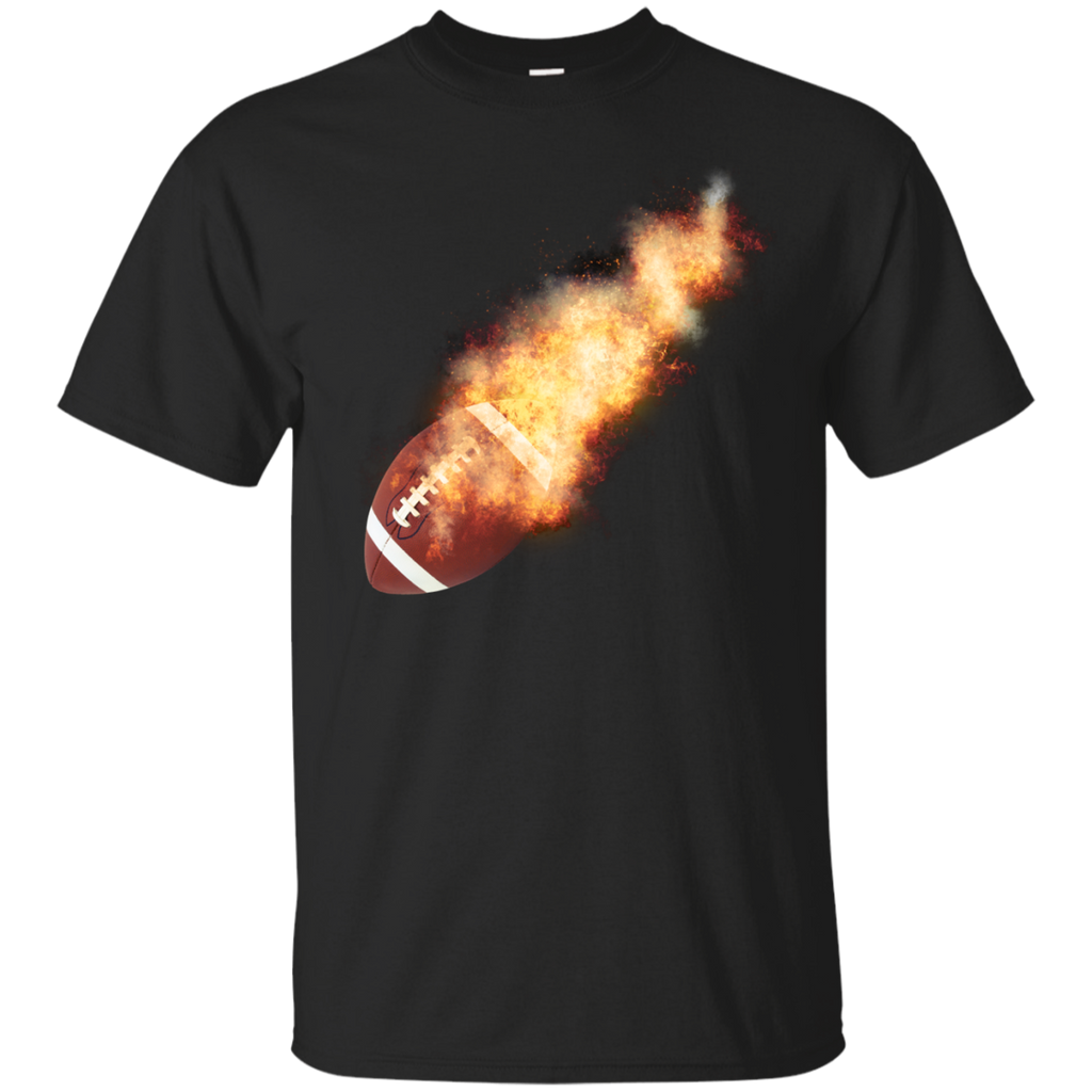 flaming football T-Shirt
