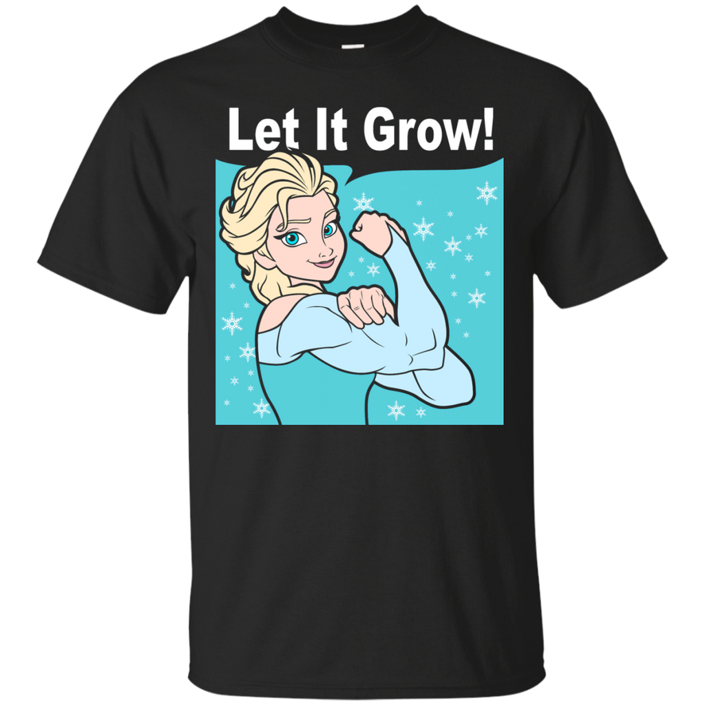 funny gym elsa let it grow fitness tank tops & T-Shirt